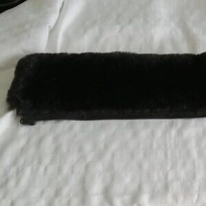 Replacement faux fur with zipper/piece of faux fur for DIY and craft projects